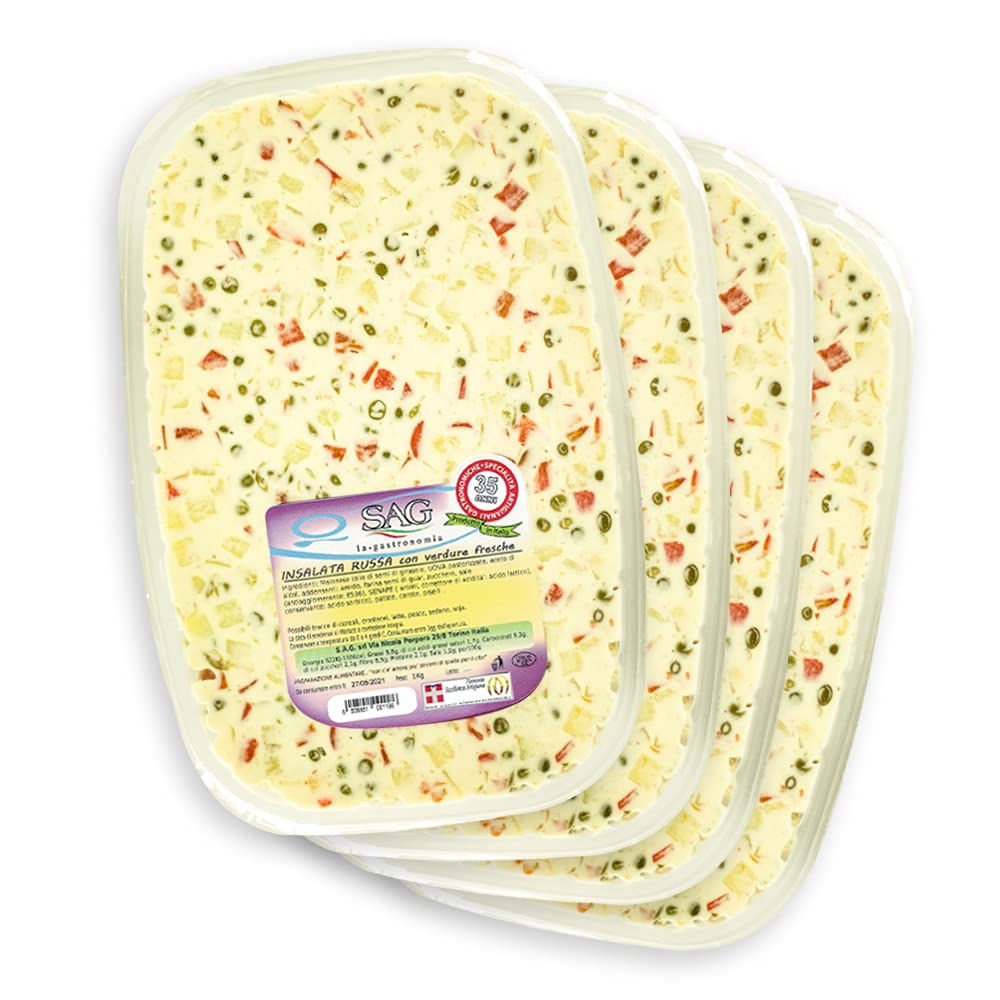 Insalata Russa con verdure fresche,(Confezione 4 pz. da Kg) – SAG