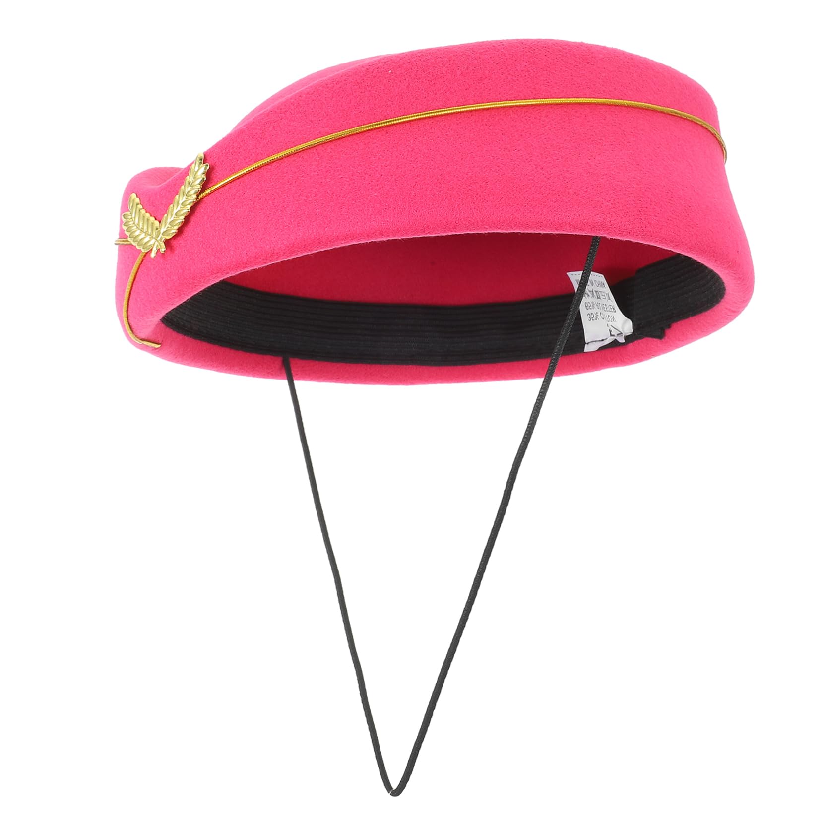 Toyvian Decorative Air Stewardess Cap 1 Size Fits High-Grade Material Easy to Put on Elegant Delicate Hat for Dress up Occasion and Halloween