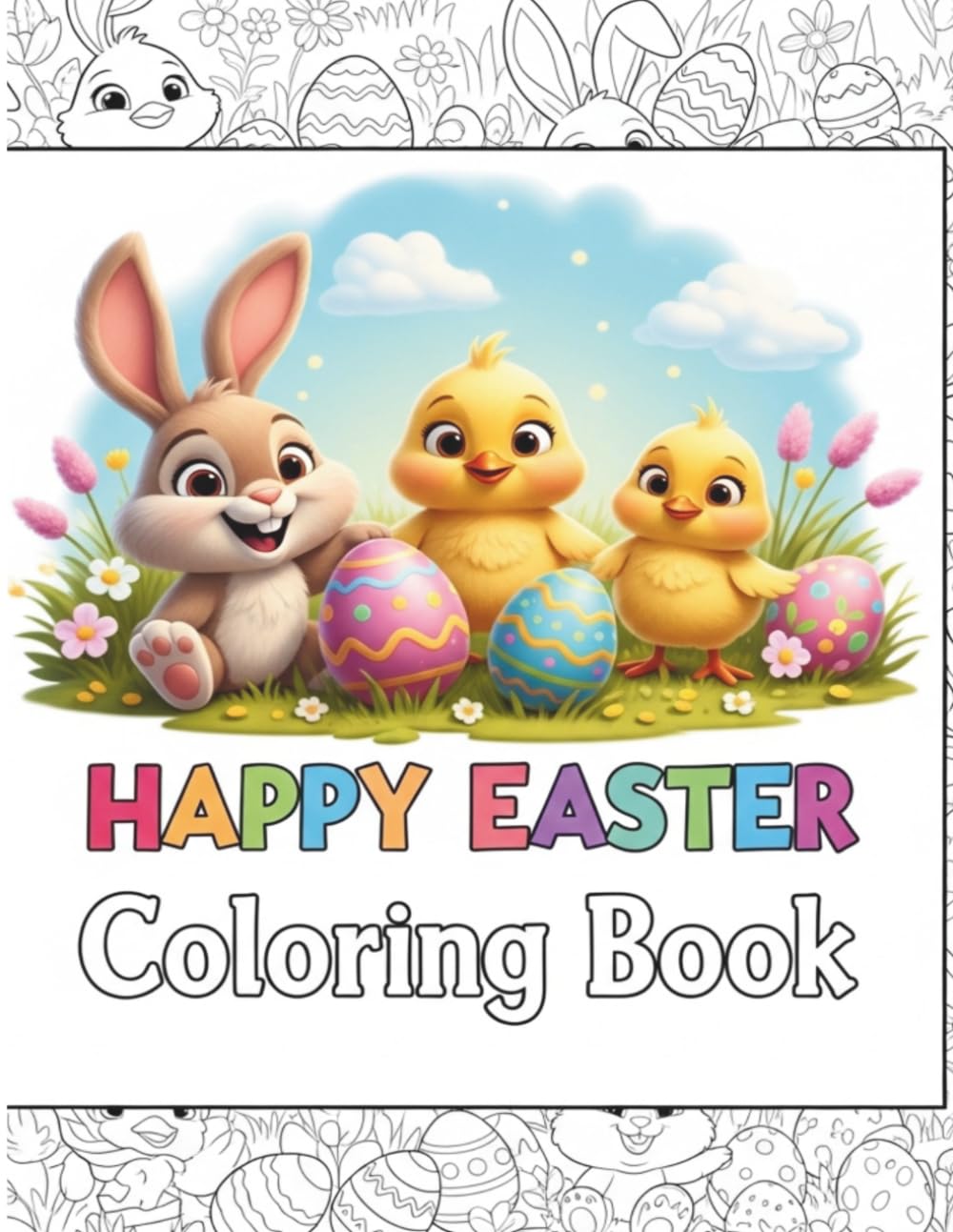 HAPPY EASTER Coloring Book