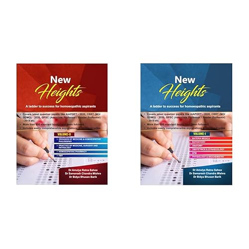 New Heights A Ladder to Success For Homoeopathic Aspirants Vol -2 &amp; New Heights A Ladder To Success For Homoeopathic Aspirants Vol -1