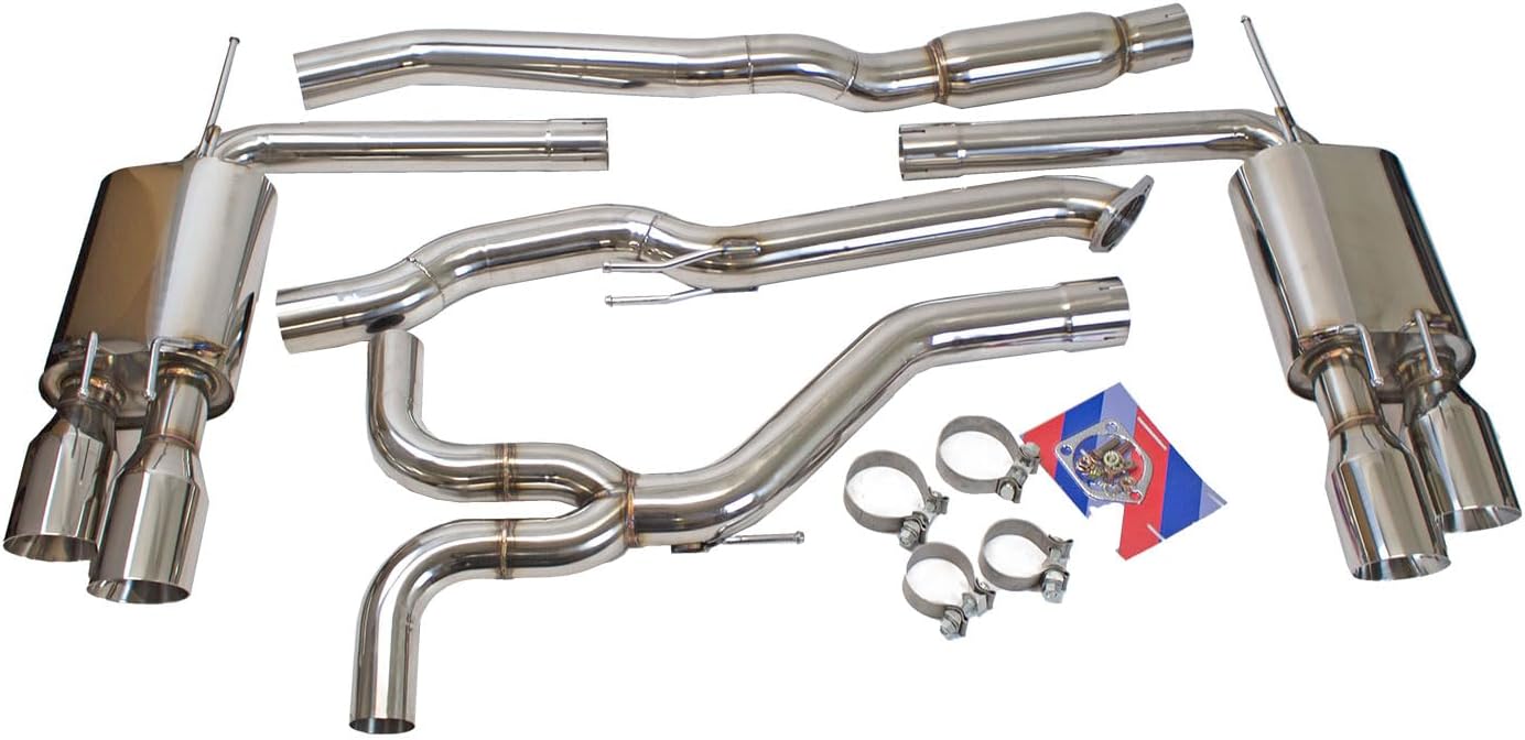 REV9 CB-228 Cat-back FlowMaxx Stainless Quad Tip Exhaust Kit for Honda Accord 1.5L / 2.0L (CV) 2018-22