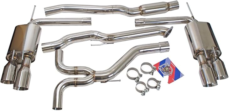 REV9 CB-228 Cat-back FlowMaxx Stainless Quad Tip Exhaust Kit for Honda Accord 1.5L / 2.0L CV 2018-22