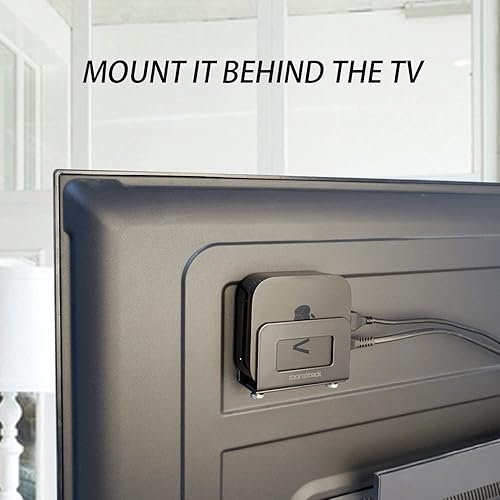 Miniatura 5 de Monzlteck Soporte de pared ajustable para dispositivos pequeños para Apple TV, ROKU, router, módem y otros reproductores multimedia