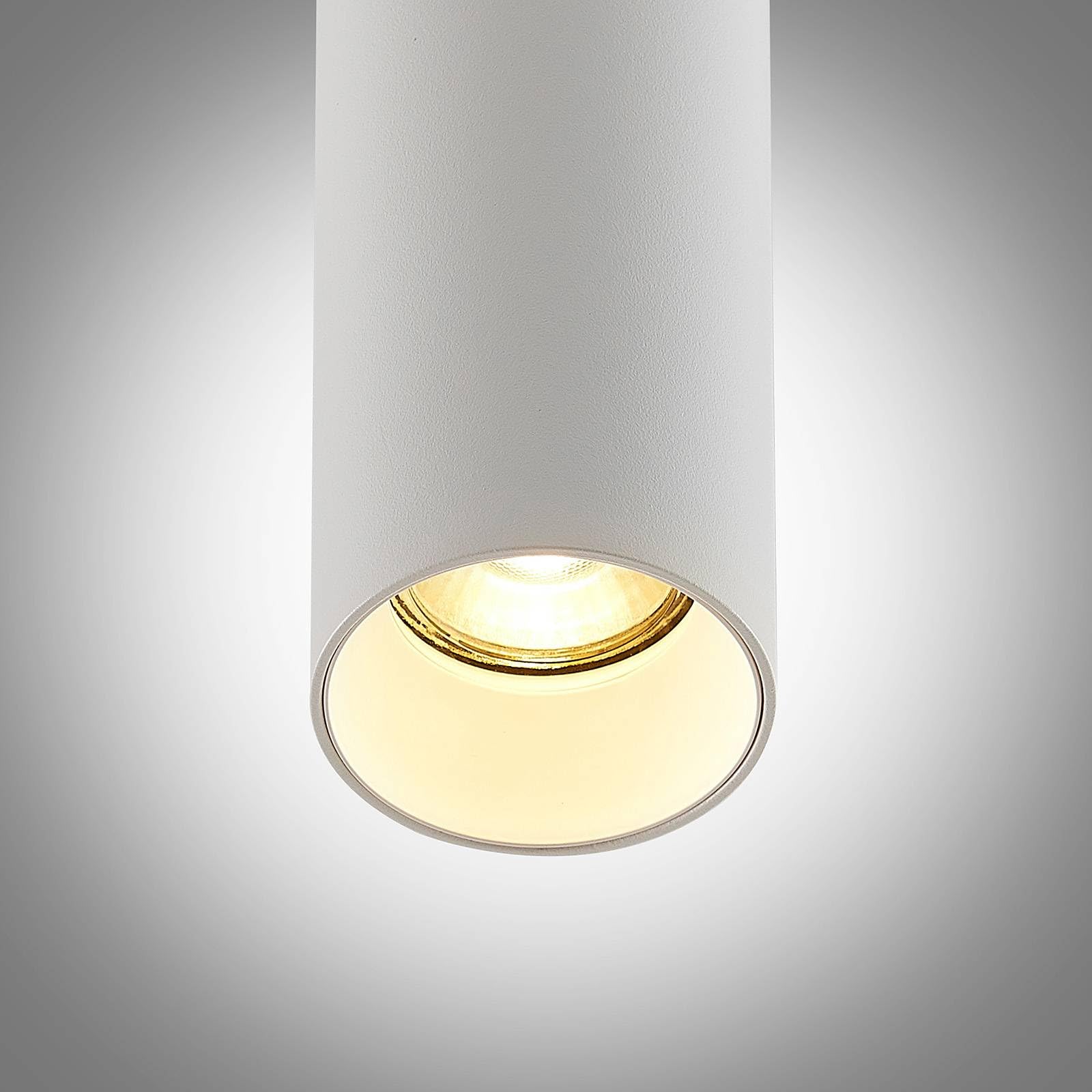 Arcchio Pendelleuchte Ejona (Modern) in Weiß aus Aluminium (1 flammig, GU10) - Deckenlampe Esstischlampe Hängelampe Hängeleuchte Flurleuchte