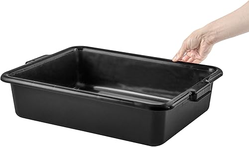 Miniatura 10 de Restaurantware -Solo bañera RW Clean 21.25 pulgadas x 15.7 pulgadas bañera de autobús, 1 caja de autobús regular - Tapa se vende por separado, con