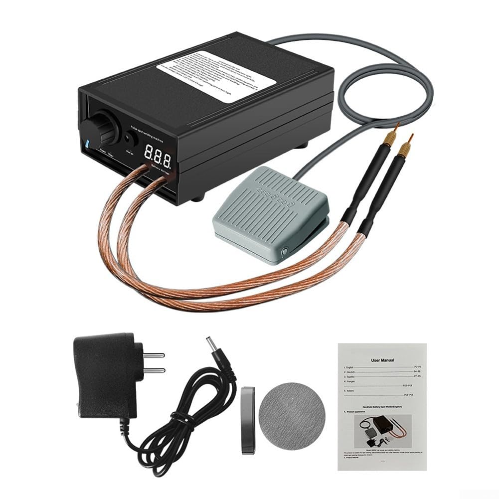 Saldatrice per portatile 800A 9 Livelli Potenza LCD Saldatrice(EU)
