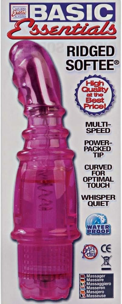 California Exotic Novelties Basic Essentials Ridged Softee, Pink
