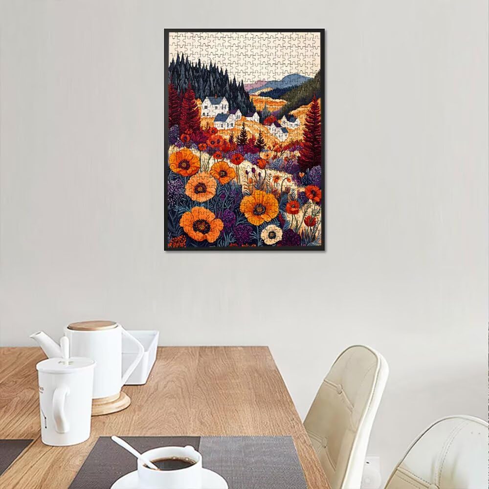 Puzzle 4000 sztuk, budynki mieszkalne w kolorowych puzzlach dla dorosłych 4000, drewniane puzzle, klasyczne gry edukacyjne, niemożliwe wyzwanie, rodzina gier DX0YL1-498