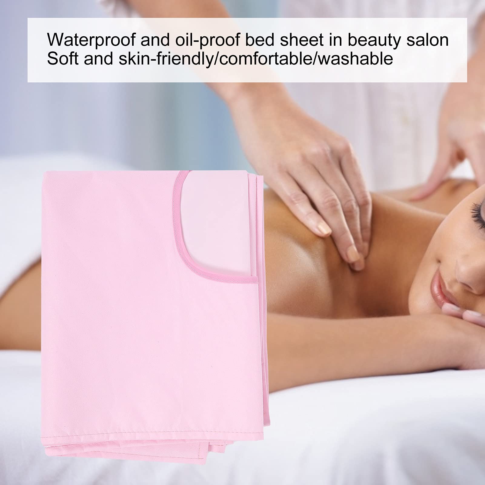 Lenzuola Per Lettino Massaggio 200x75cm - Set 2 Pezzi In Cotone Per Spa E Bellezza - Foto 7