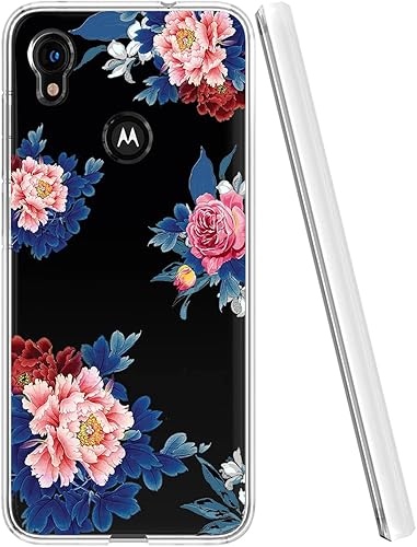 Miniatura 2 de Funda protectora para Moto E6, Motorola E6 para niñas y mujeres, transparente, delgada, a prueba de golpes, suave y flexible, de TPU, funda