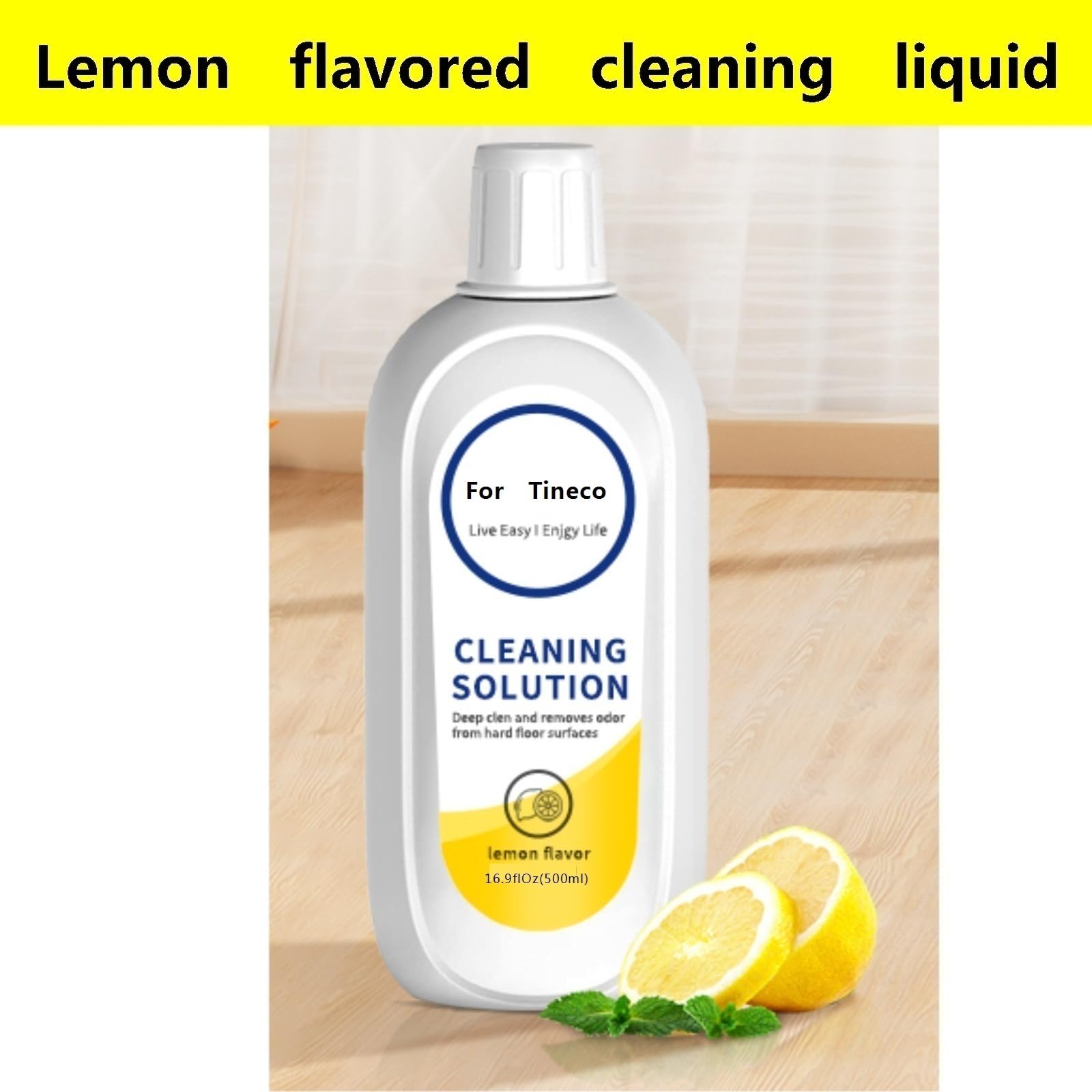Detergente Per Pavimenti, Aroma Limone 16,9 Fl Oz (500 Ml). Compatibile Per Tineco Floor ONE S3 / IFLOOR 3 Breeze. Pulizia Profonda Di Varie Superfici Dure.(2pack)