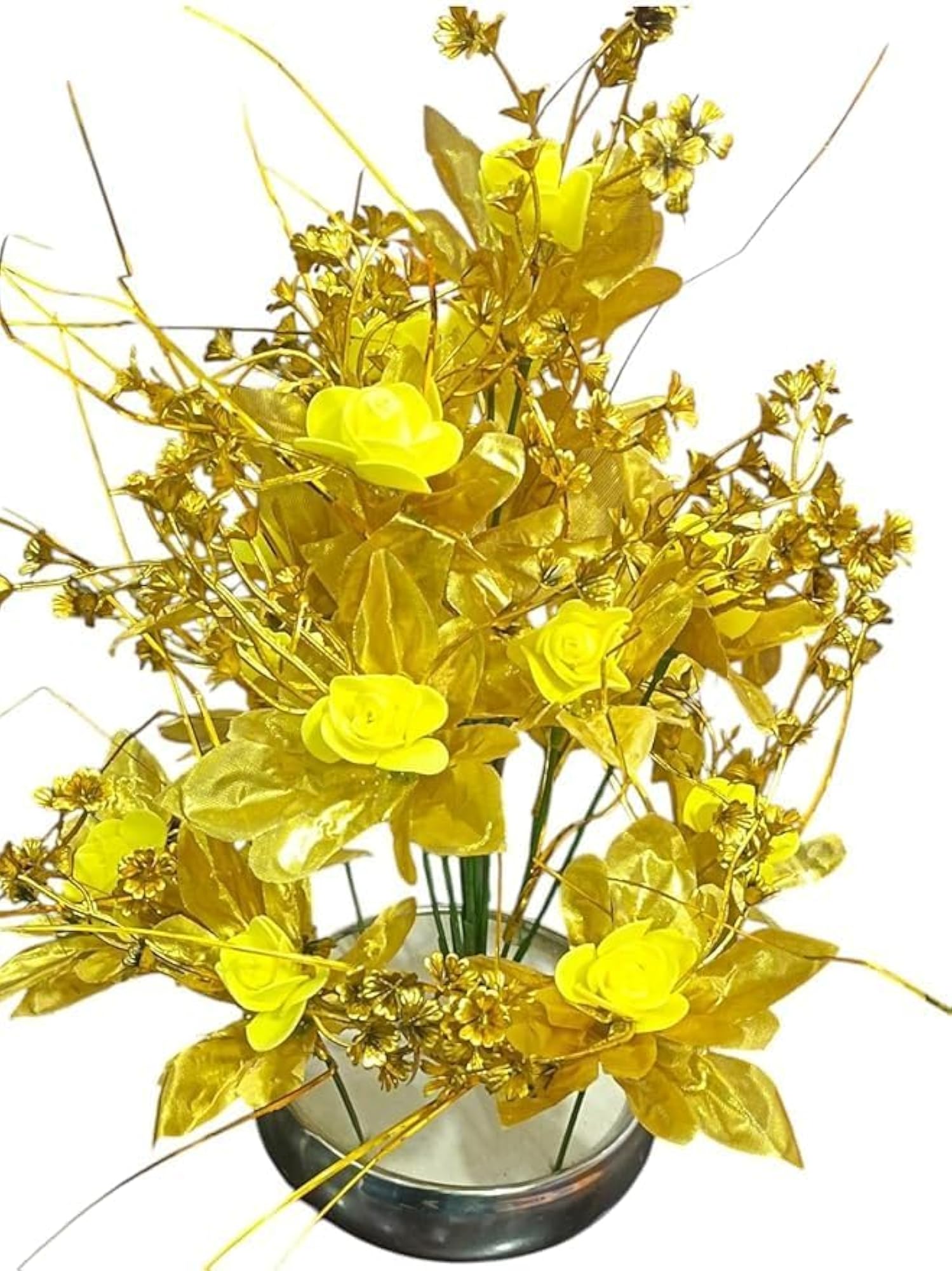 Beautiful Decorative Artificial Rose Flower Arrangement Bouquet