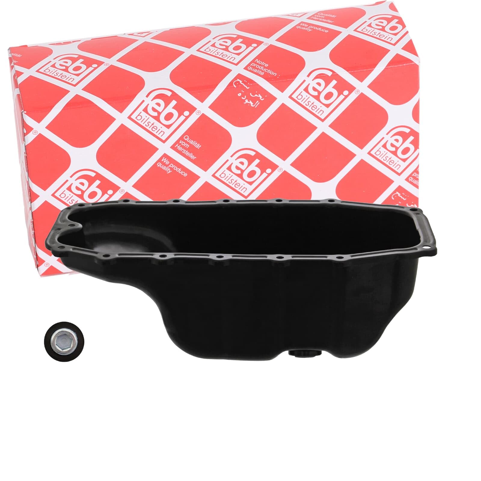 Sump Pan fits VAUXHALL Oil Wet 055197679 0652235 093184623 5652003 55197679 Febi