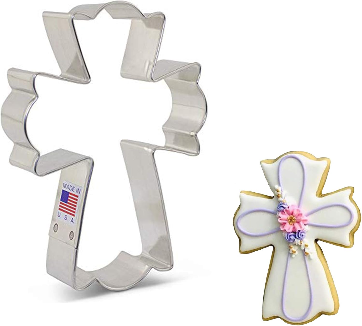 Ann Clark Cookie Cutters Large Fancy Cross Cookie Cutter by Flour Box Bakery, 11.4 cm Amazon Ann Clark Cookie Cutters Large Fancy Cross Cookie Cutter by Flour Box Bakery, 11.4 cm Amazon
