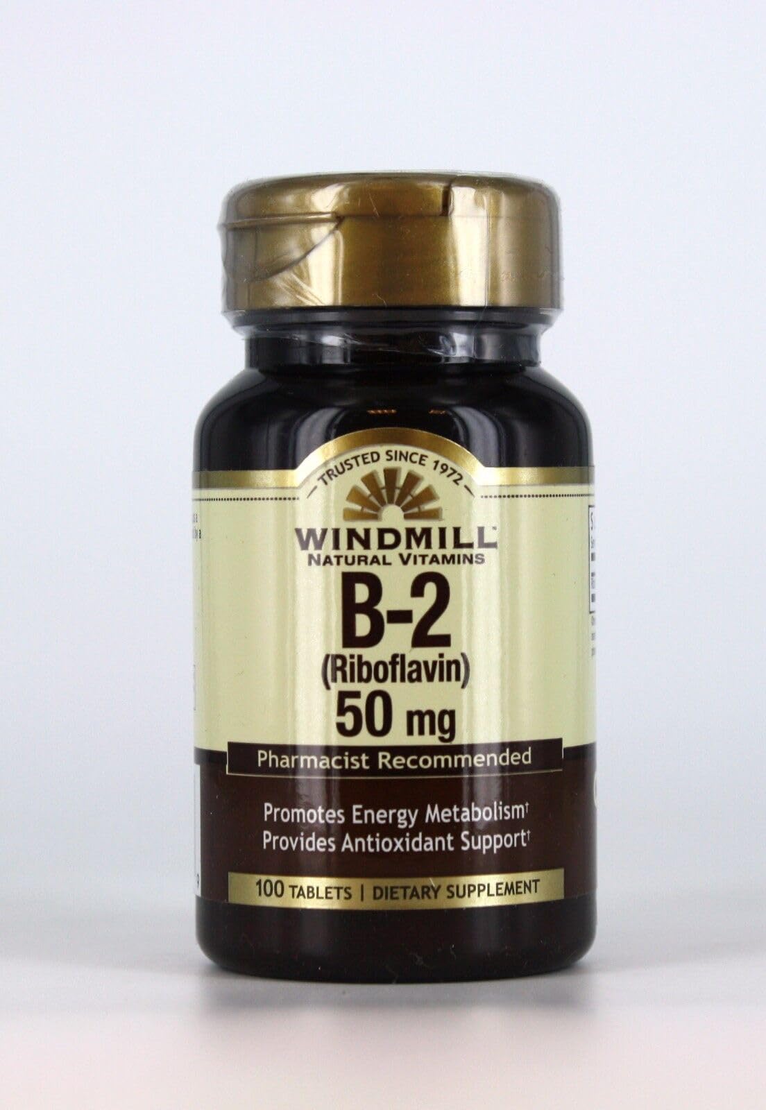 Windmill Vitamin B-2 50 mg Tablets - 100 ea (2 Pack)