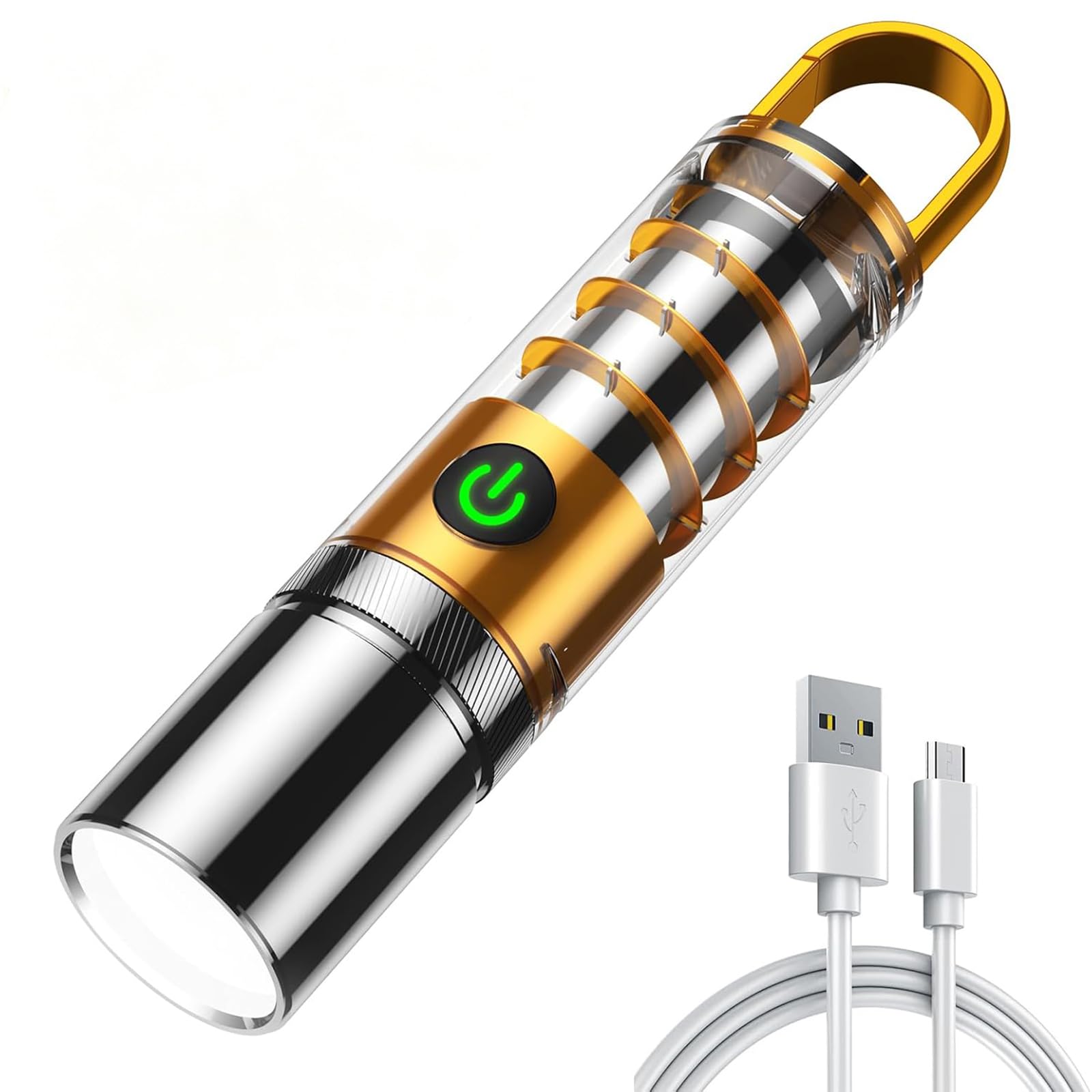 Lampe torche LED haute puissance X10, puissante 10 000 lumens avec 6 modes, chargement USB, évolutive, étanche, adaptée pour la pêche, le camping, l'exploration, la randonnée, les situations