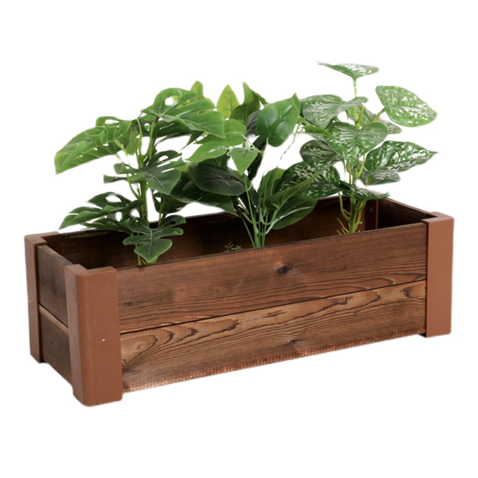 Jardinière en bois extérieur : protégez vos plantes dans un pot rectangulaire