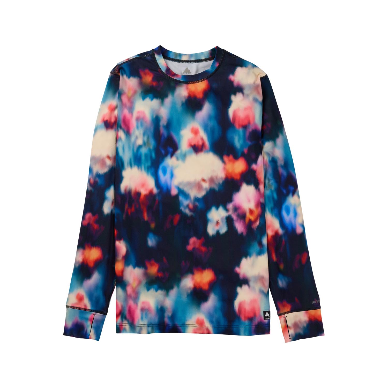 Burton - Męska koszulka Midweight Layer Crewneck Blue - Męska - Niebieska