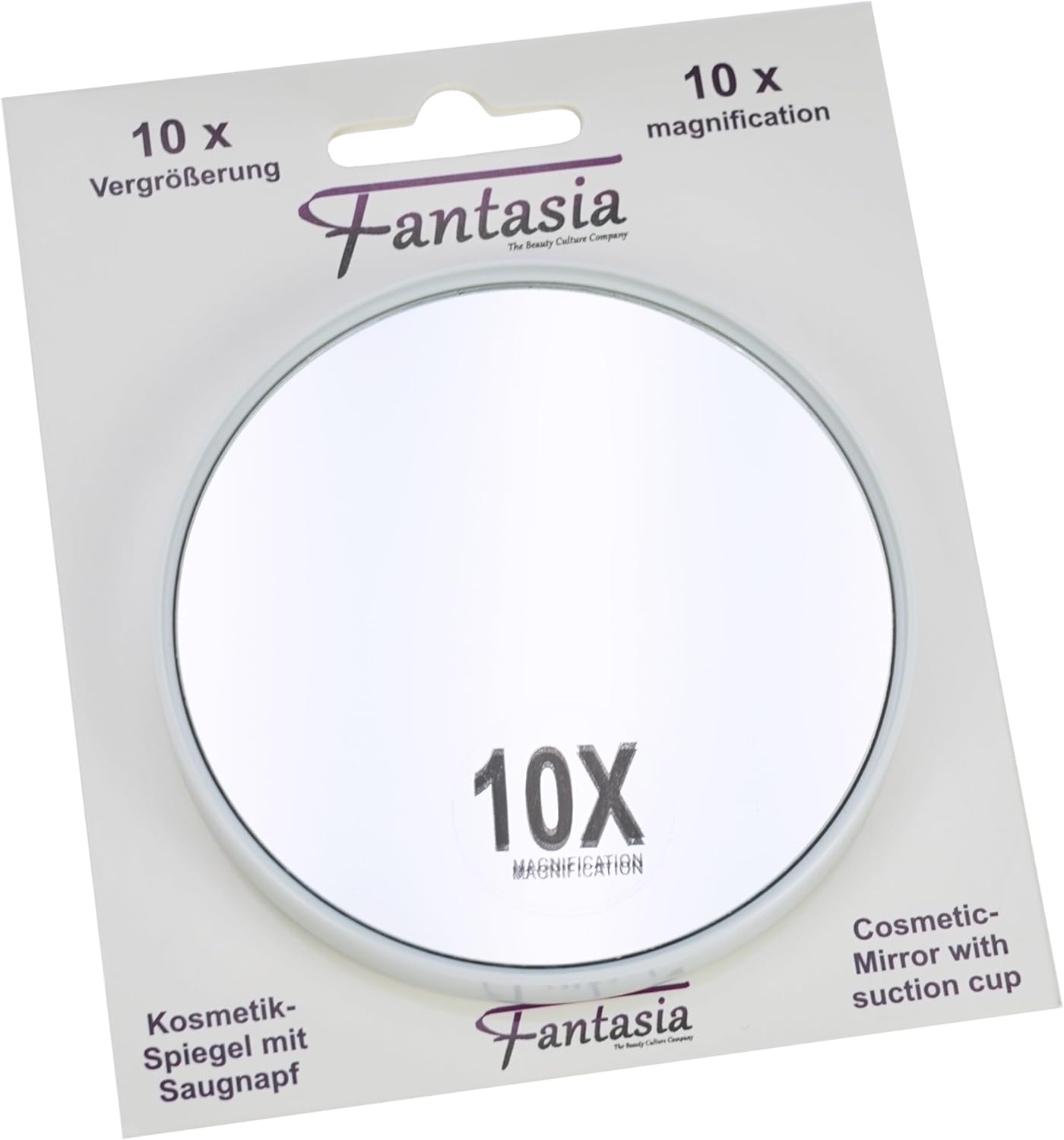 Fantasia remos Professional Body Care Mirror with 10x Magnification Ø 15 cm White 41030