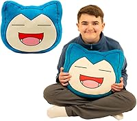 Vista 1 de Franco Anime Gaming Bedding - Almohada decorativa de felpa súper suave y acogedora, talla única, Snorlax