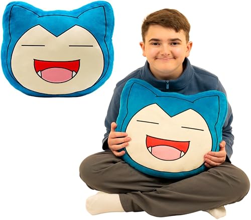 Franco Anime Gaming Bedding - Almohada decorativa de felpa súper suave y acogedora, talla única, Snorlax