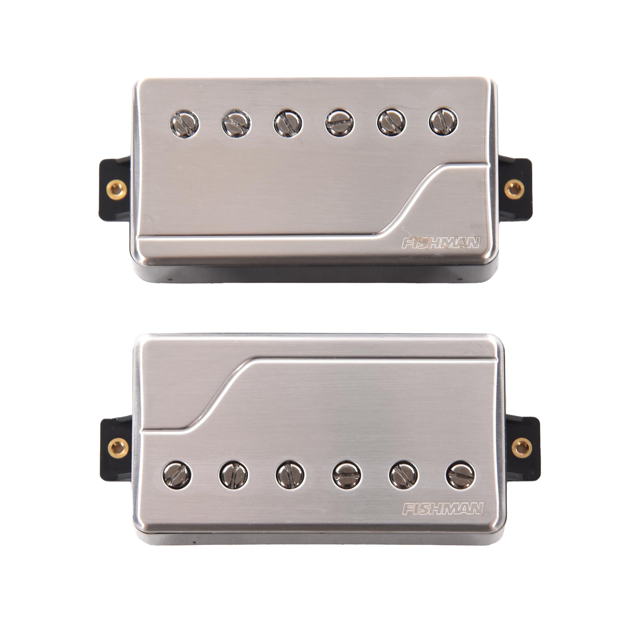 FISHMAN Fluence Signature Richard Z Pickup Set für E-Gitarren, aktiv, gebürstetes Aluminium