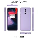 Pikkme OnePlus 6 Back Cover Camera Protection Shockproof Soft Matte Silicone Back Case for OnePlus 6 (Purple) gallery image