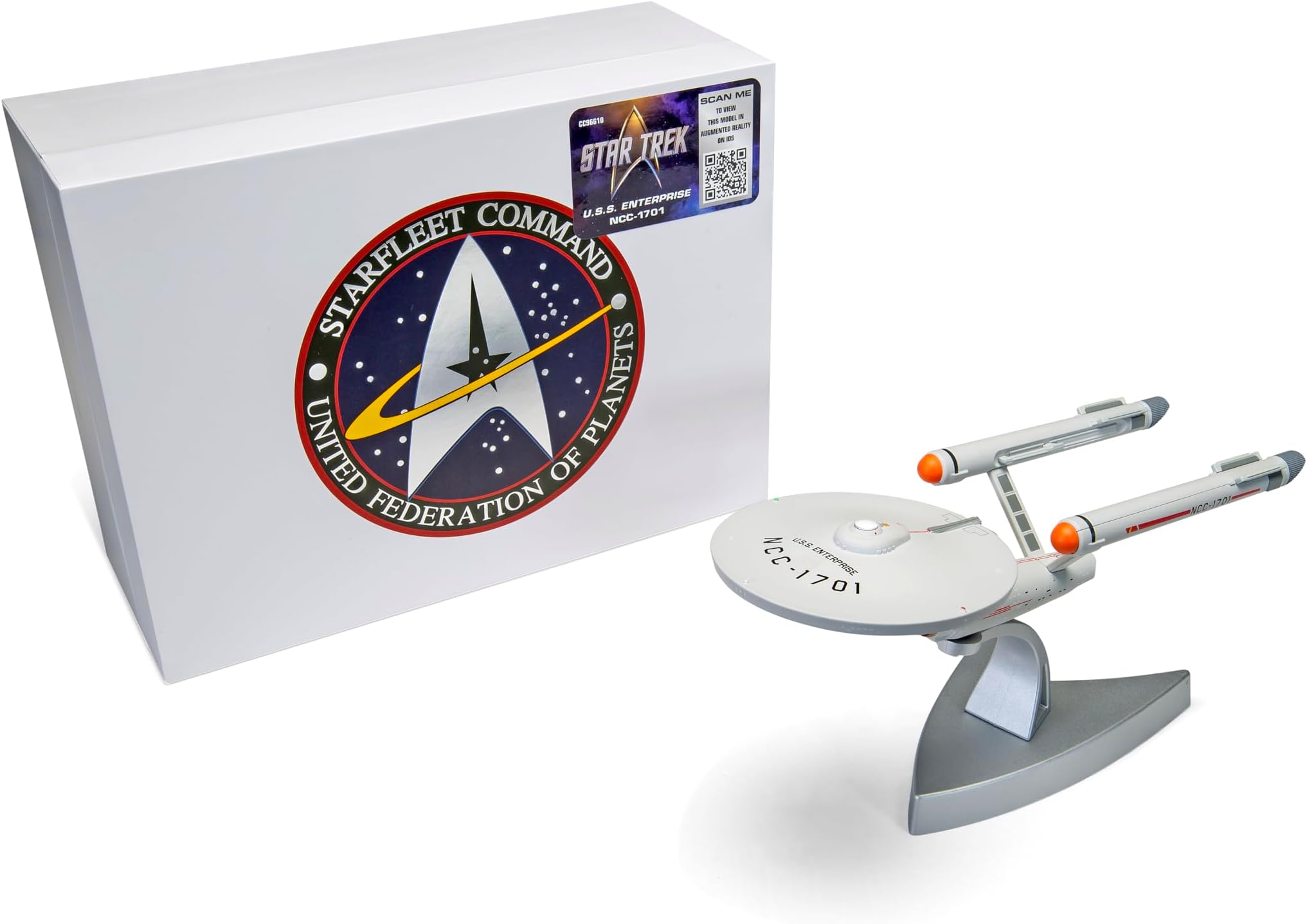 Corgi Diecast Spaceships - CC96610 Star Trek - USS Enterprise NCC-1701 (The Original Series) - Spaceship Toy Model, Collectible Space Toys for Adults & Kids, Rocket Ship Sci Fi Gifts