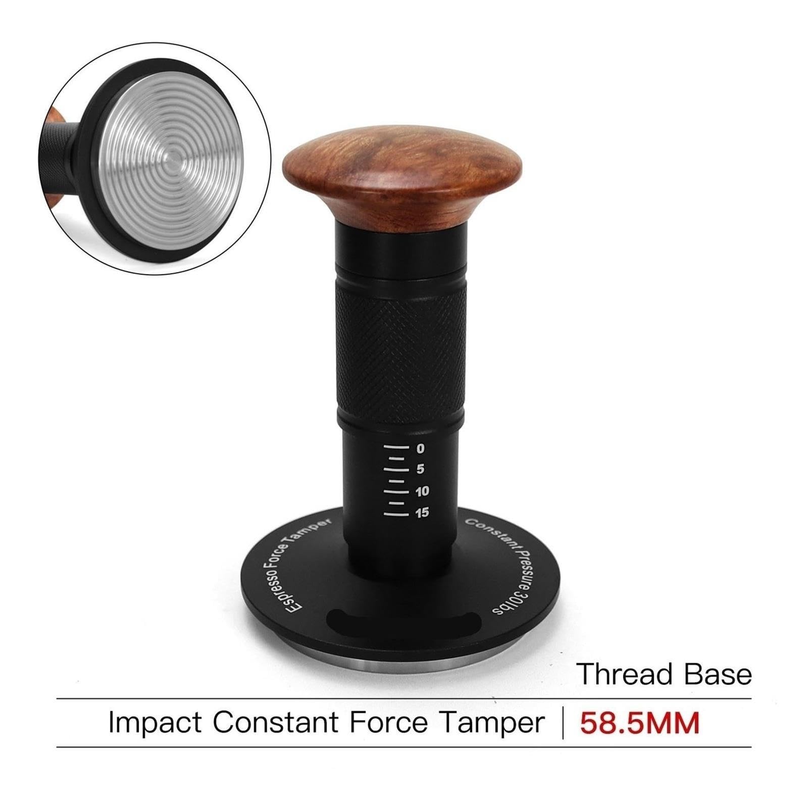 Tamper 30lb Compatible Con AliKisscafe, Compatible Con Breville