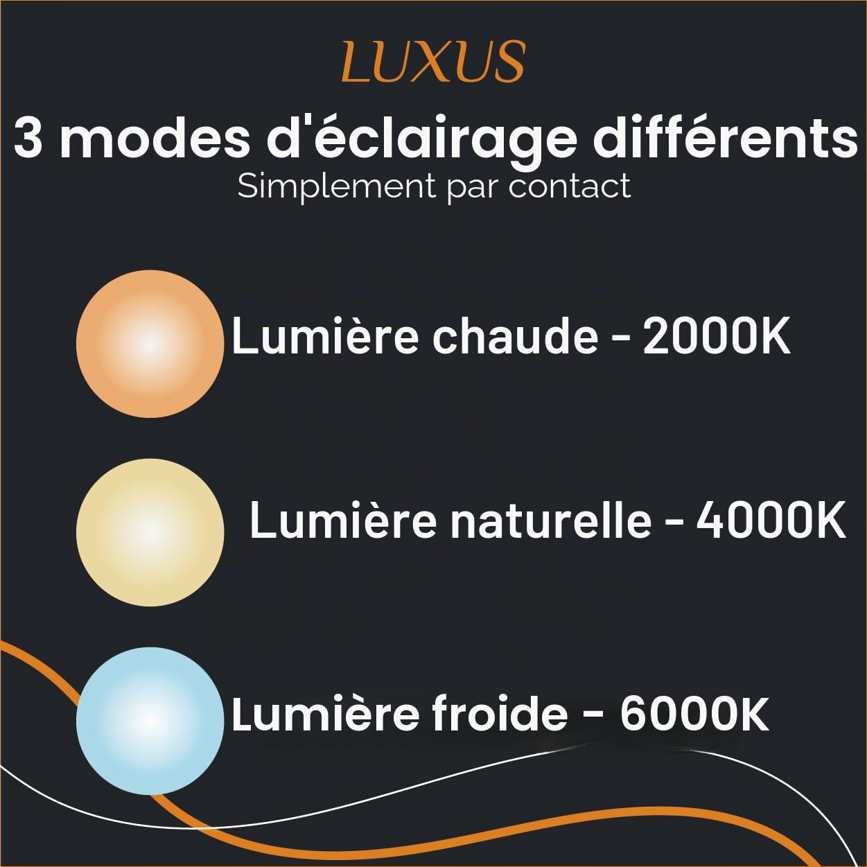 Luxus Europe - Sables Mouvants Lampe à poser Rouge - Lampe de table à art de sable mouvant – Lampe design LED – 3 couleurs de lumière – Dimmable – Télécommande – Lampe de table décorative