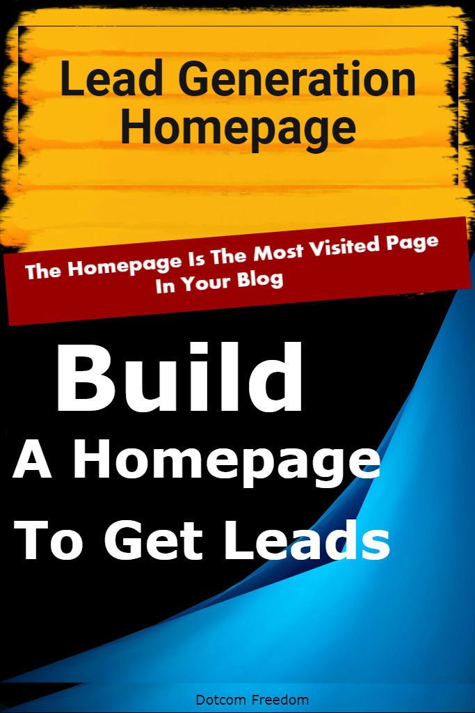 Lead Generation Homepage