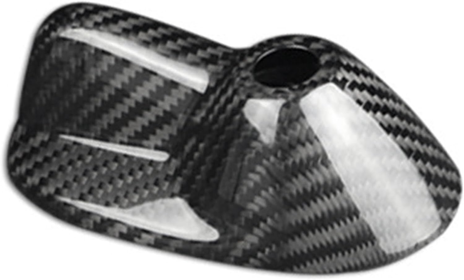 Carbon Fiber Roof Shark Fin Cover Trim Compatible with Mini Cooper Clubman R55 R56 2007-2013 Car Accessories