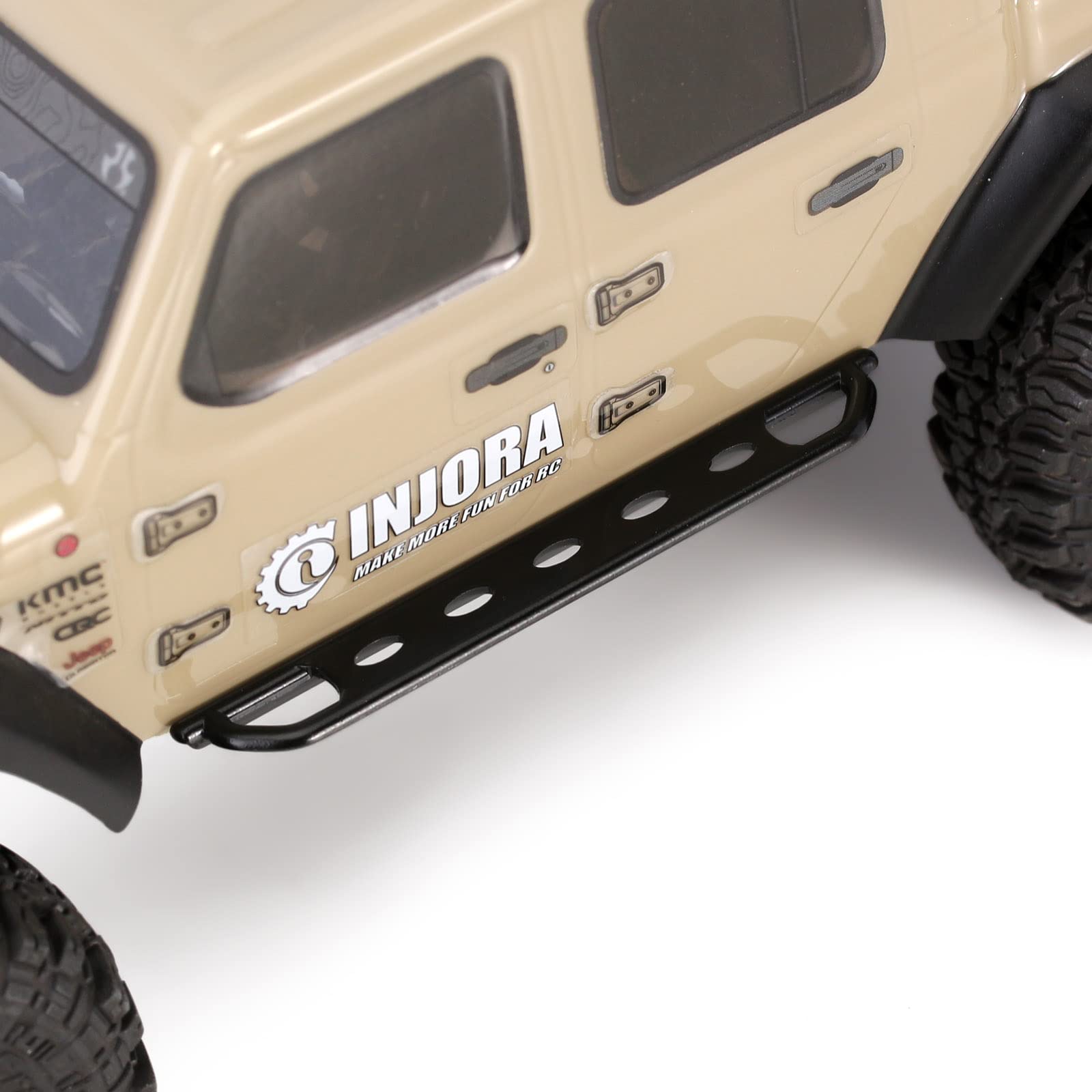 Amazon.com: INJORA Metal Side Pedal Rock Sliders 1/24 RC Crawler
