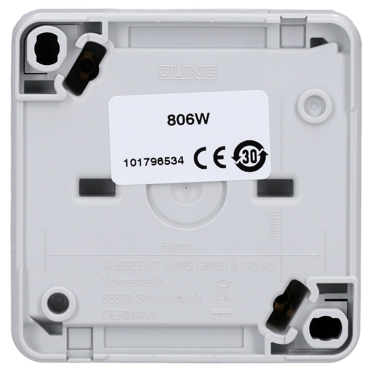 Interrupteur Interrupteur Jung 806W - 3 Voies, Monté En Montage, ‎thermoplast