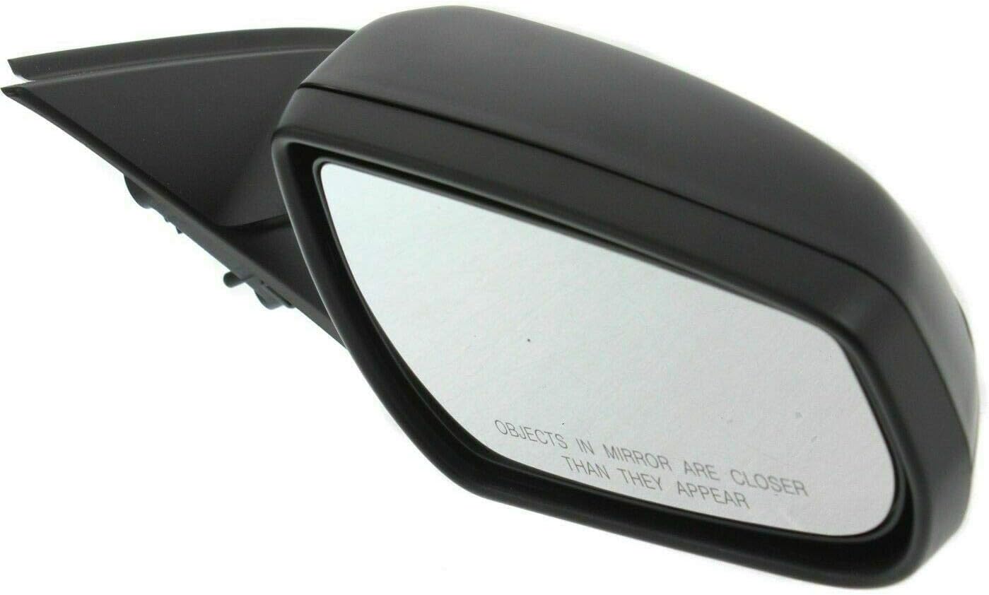 Side View Mirror Passenger Side Power Glass Black For 2013-2016 Chevrolet Malibu Direct Replacement