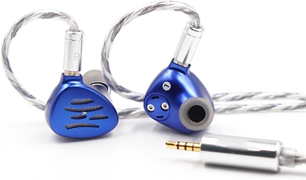 EBTOOLS in Ear Monitor Earphones, 10mm Dynamic Driver Hybrid IEM Earphones, LCP Diaphragm Wired Earbuds with Earphone Cable, 0.78mm 2 Pin 2.5mm