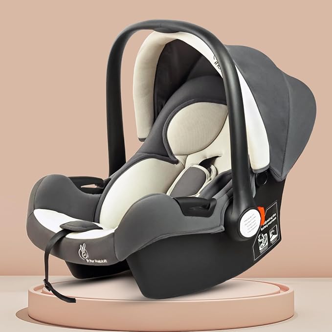 R for Rabbit Picaboo Sportz Baby Carry Cot, 3 in 1 Multi Purpose Kids Carry Cot, Feeding Chair, Rocker for Infant Babies of 0 to 15 Months & Weight Capacity Upto 13 Kgs (Light Grey)