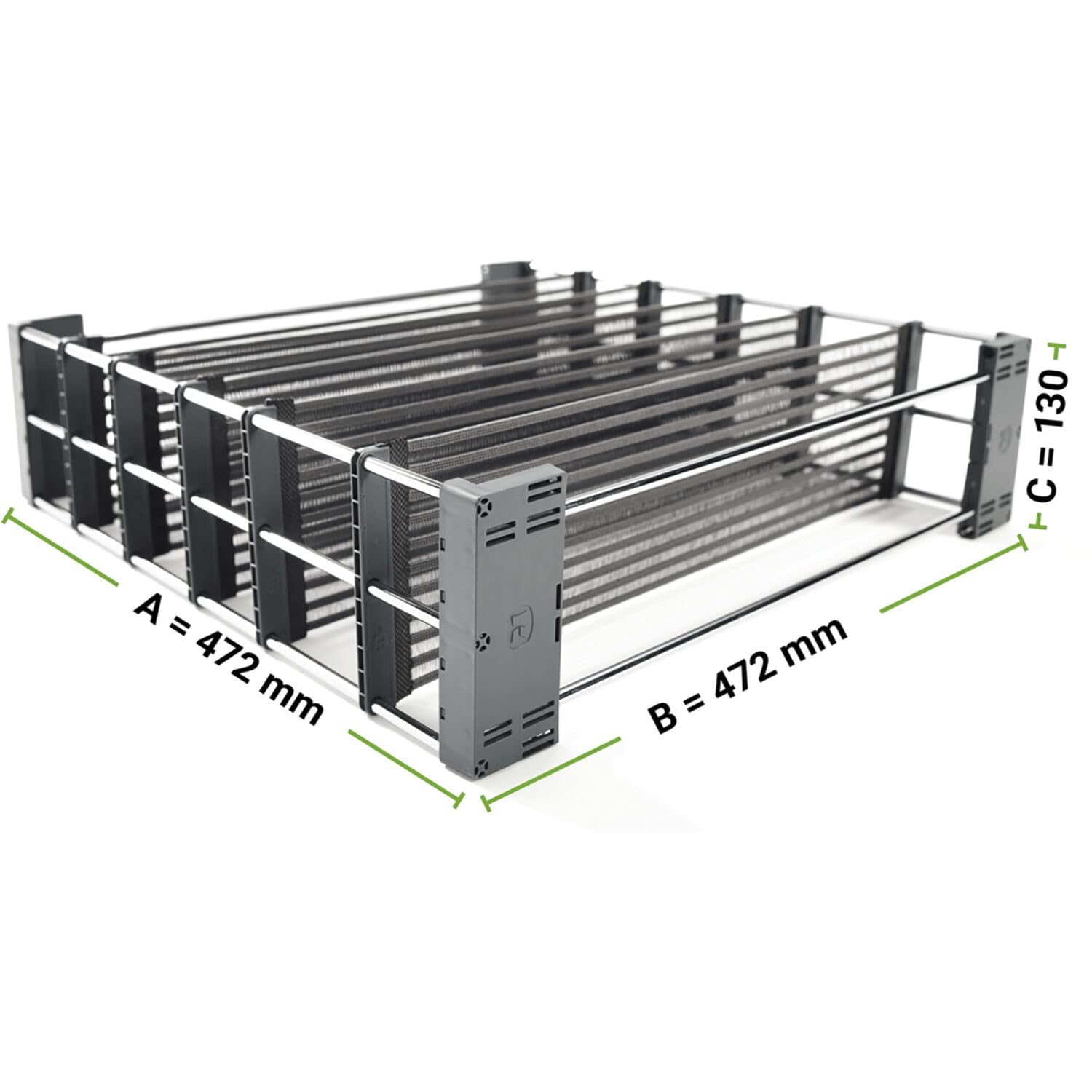 SpaceFlexx® – der innovativste Schubladen Organizer aller Zeiten I Das flexible & breitenverstellbare Ordnungssystem für Schubladen I Größe L