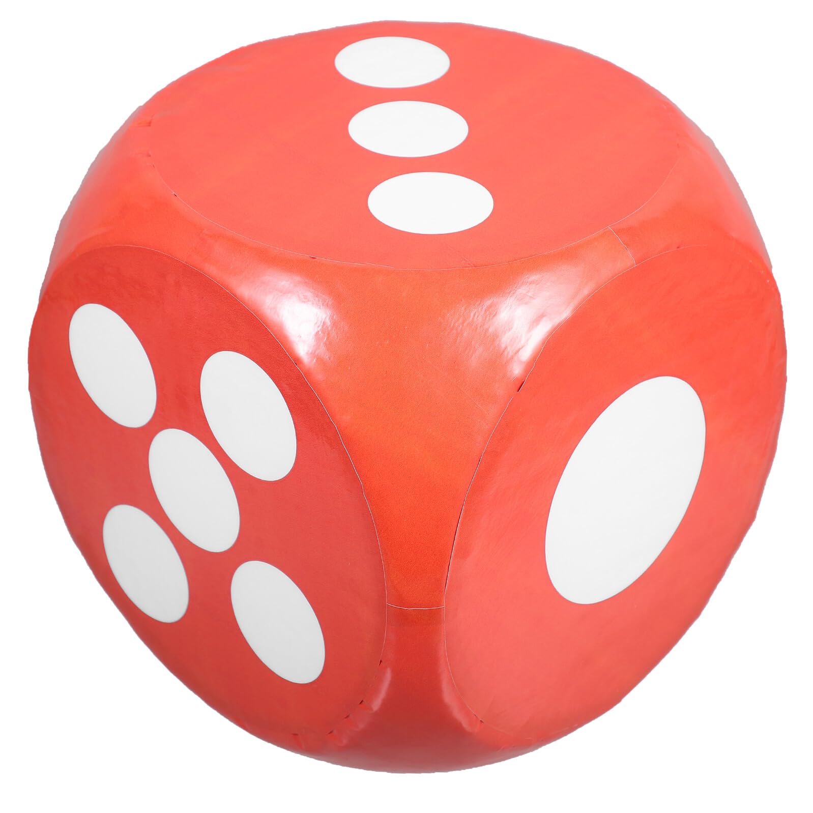 SUPVOX Dado Gigante de Espuma Color Naranja para Fiesta, Liviano y Fácil de Leer, Accesorio Adecuado para Ambientación y Juegos Temáticos
