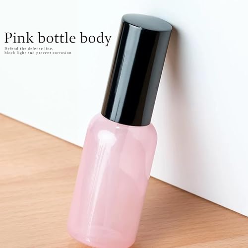 Miniatura 8 de QUUPY 2 frascos vacíos de vidrio recargable de 3.4 fl oz/3.4 oz con niebla fina para muestras de perfume cosmético, maquillaje, líquidos de agua,