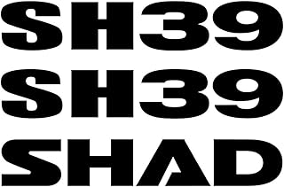 Shad Accessoires de Top Case pour Moto Remplacement Autocollant D1B39ETR de SH39, Unisexe, Multipurpose, Toute l'année