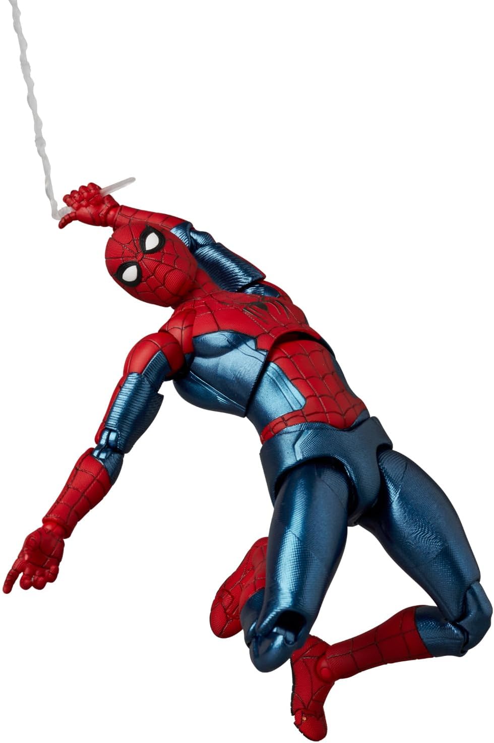 Medicom Toy MAFEX No. 262 Spider-Man New Red & Blue Suit, Total Height Approx. 5.9 inches (150 mm), Non-Scale, Pre-Painted Action Figure
