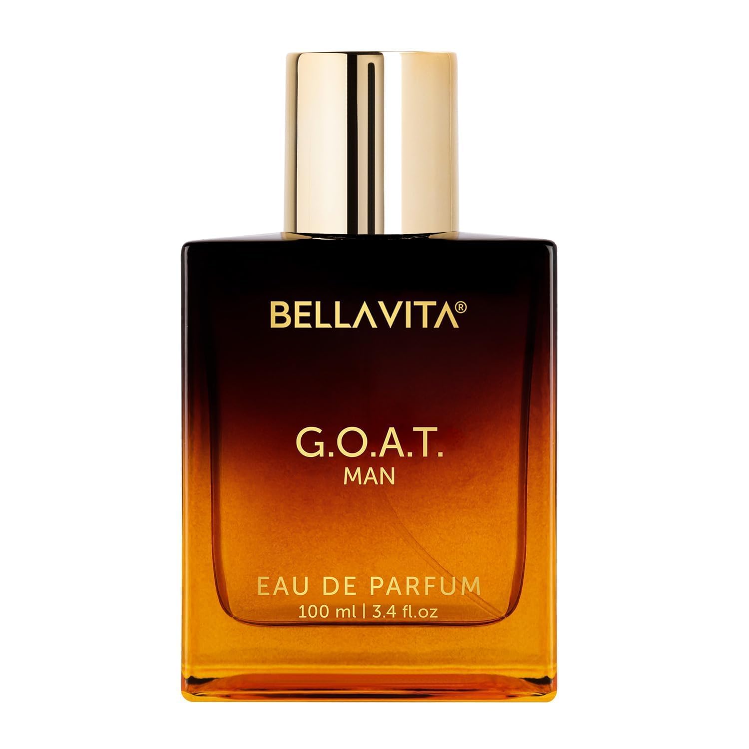 Bella Vita Luxury G.O.A.T Long Lasting Perfume for Man | Eau De Parfum 100ml | Bergamot, Patchouli & Vetiver | Spicy, Citrus, Woody, Musky Premium Fragrance for Men