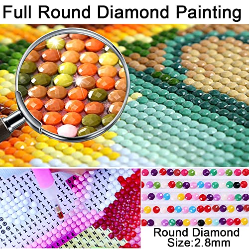 Diy 5D Diamond Painting Kits For Adult And Kids, Home Decor Wall Painting Arts, 5D Castle Paint With Diamond Full Drill Kits For Home Decor (11.8 X 15.7 Inch) #TOP2
