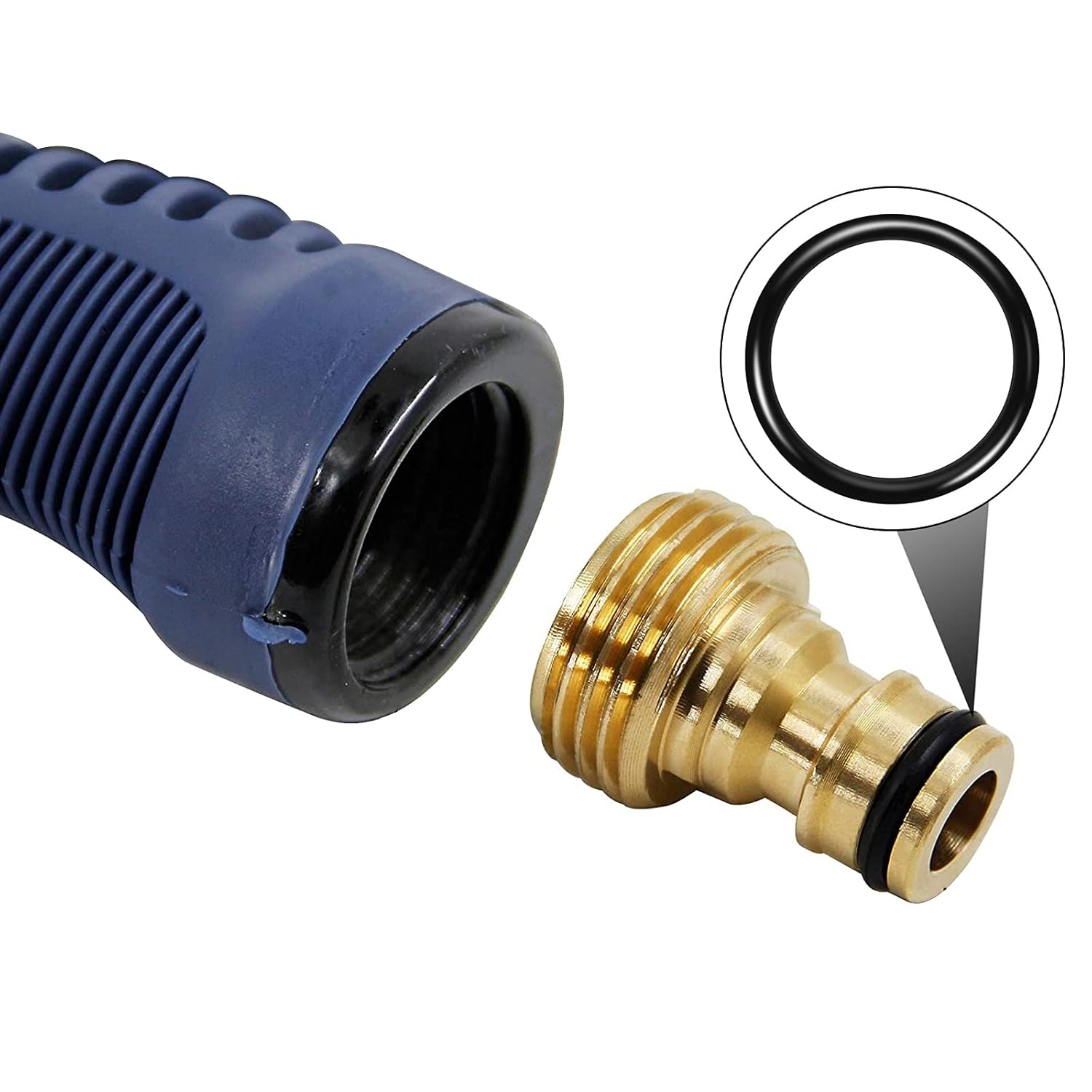 100 x Black Rubber O-Rings 0.9 x 0.8 x 0.08 Inch O-Ring for Maintenance, Plumbing, Engineers and Many Tasks