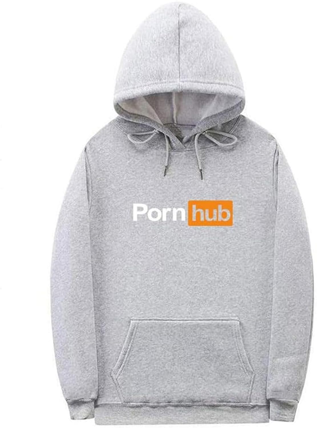 Nest Home Pornhub Pullover Hoodie Sweater Fashion Casual Letter Print Sweatshirt gray