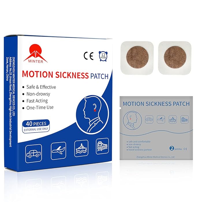 Buy MT Healthy 40ct Motion Sickness Patch for Cruise/Plane/Train/Bus
