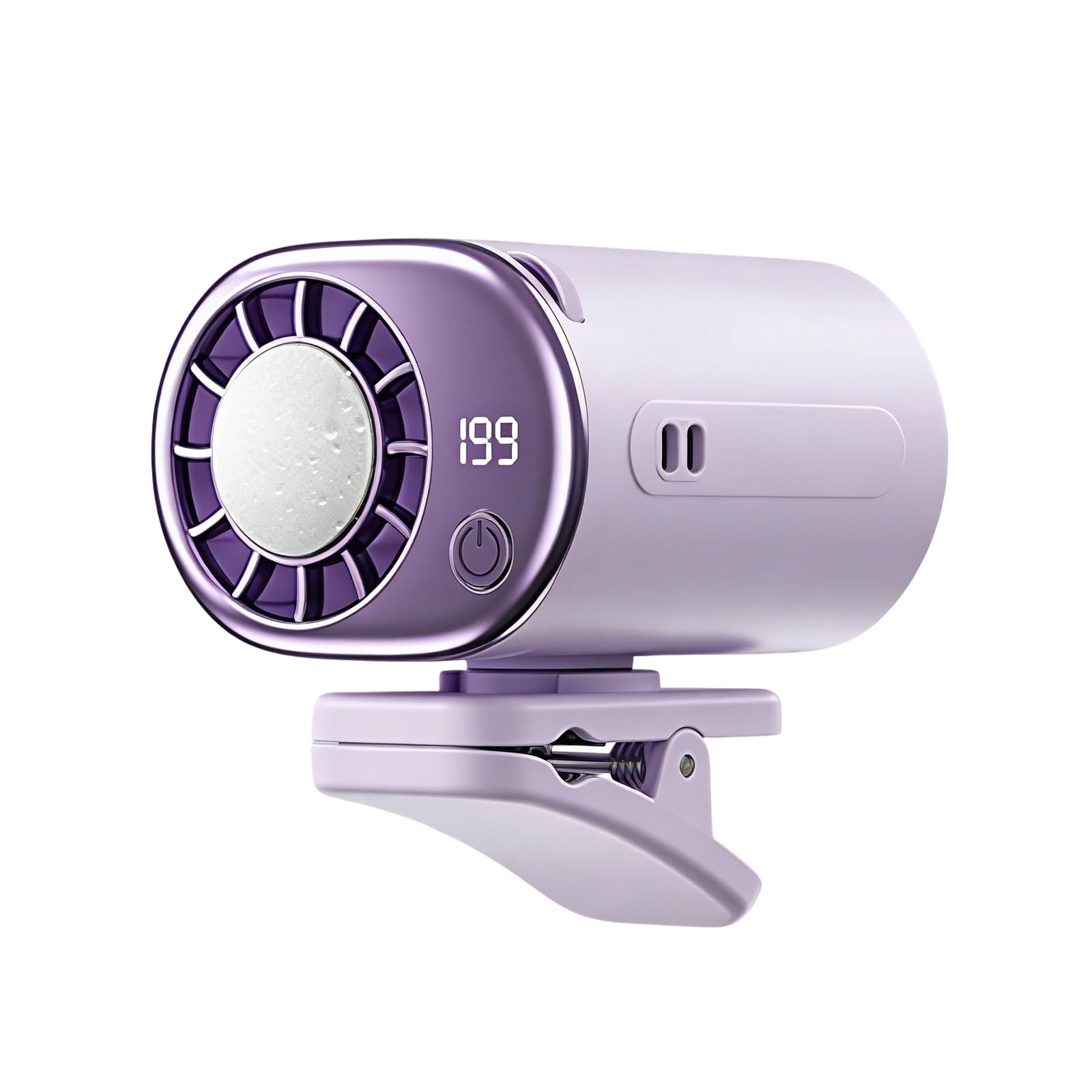 Ventilateur à clip anti chaleur silencieux avec batterie intégrée pour travailler sans transpirer