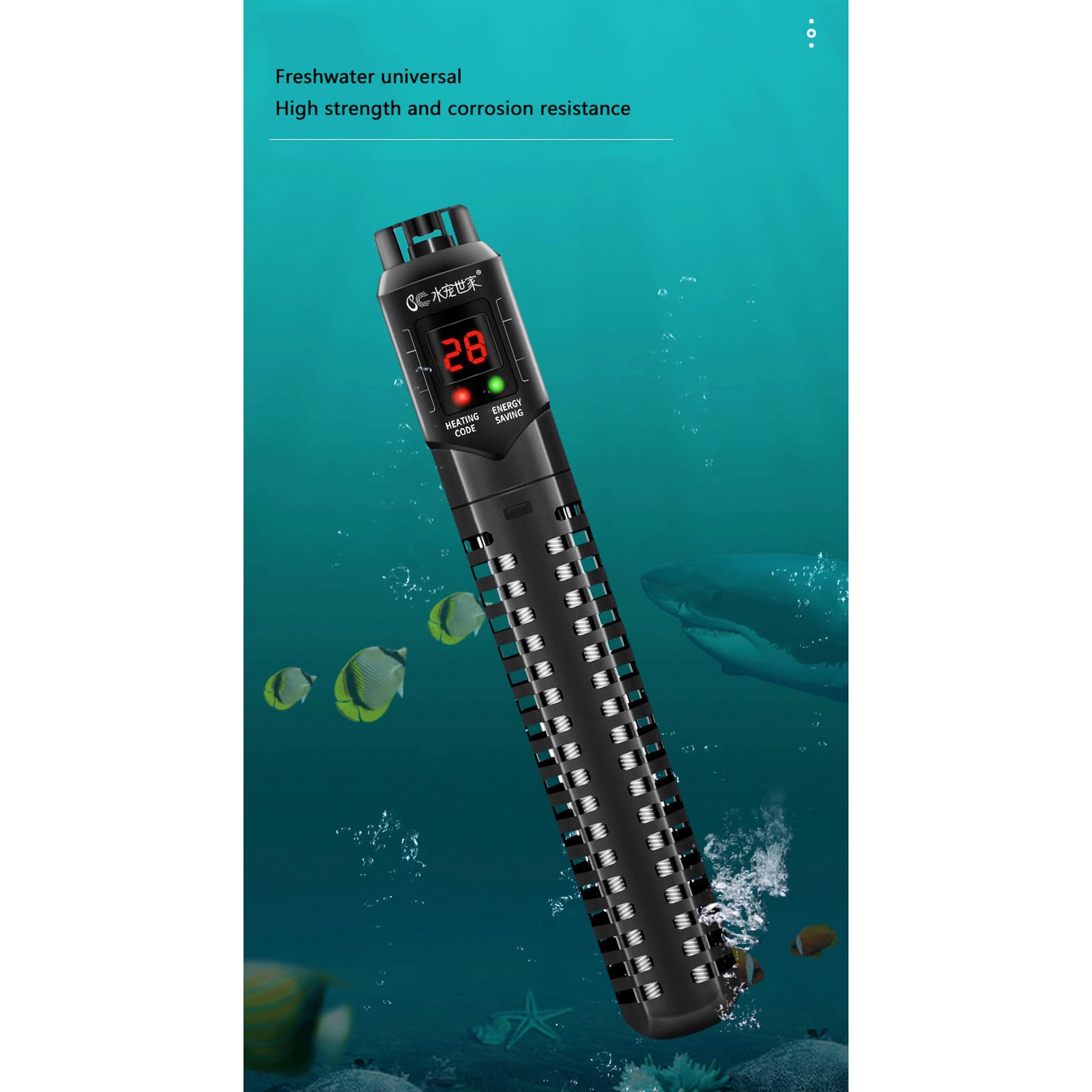 Calentador De Tanque De Peces Temperatura Constante Automática Ahorro Acuario Calentamiento Rod,500W