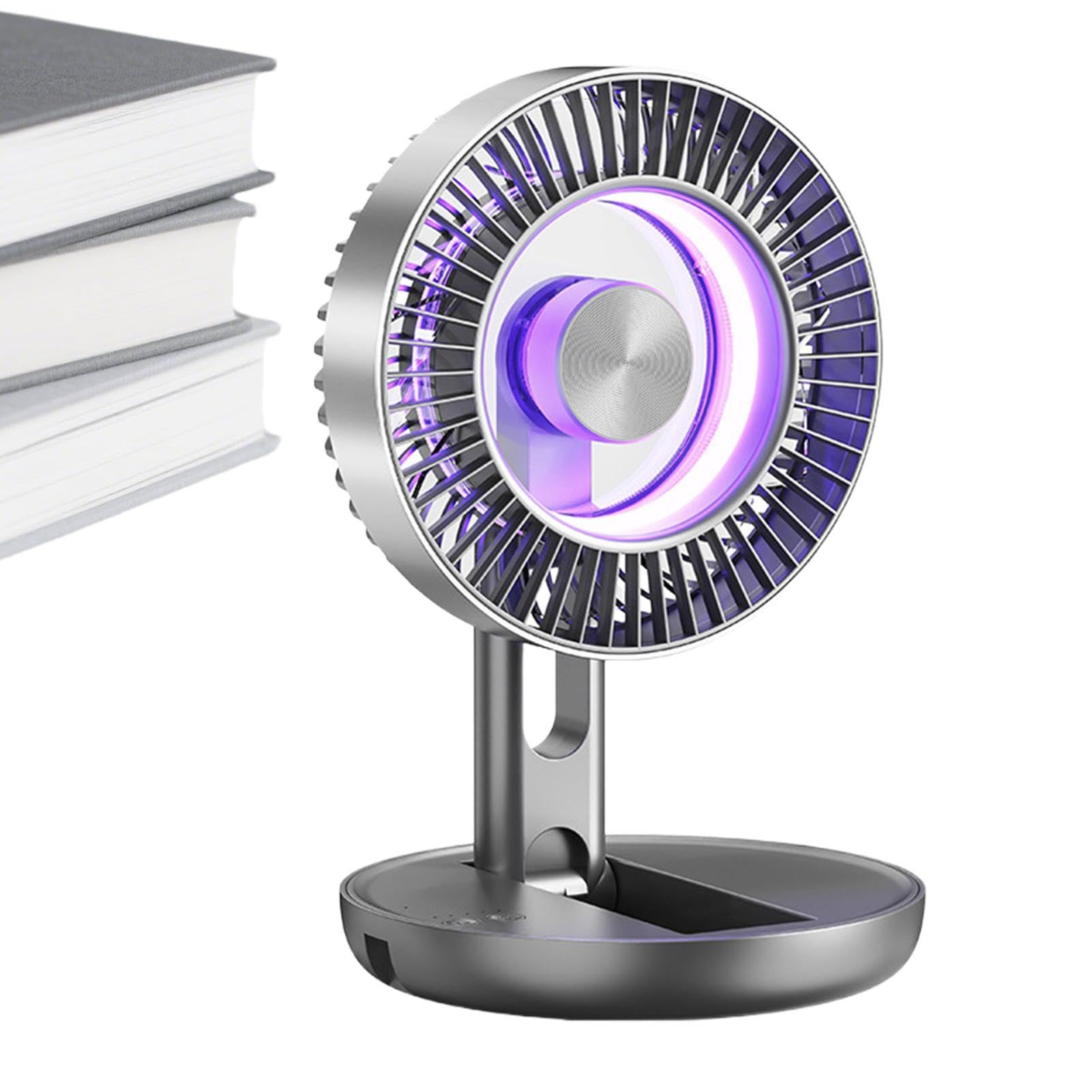 Petit ventilateur de bureau silencieux USB portable pour table et chambre